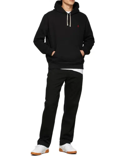 Polo Ralph Lauren Black Cotton-blend Sweatshirt In Black