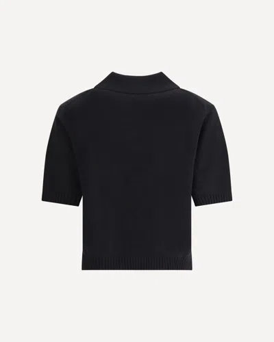 Givenchy Wool And Cashmere Polo Sweater In Black
