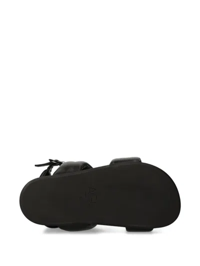 Agl Attilio Giusti Leombruni Padded Double-strap Sandals In Black