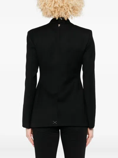 Dondup Single-button Blazer In Black