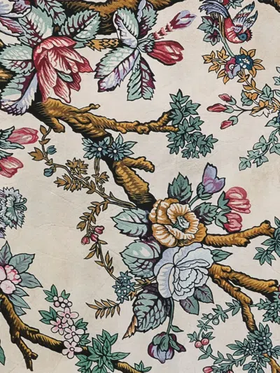 Pierre-louis Mascia Floral-print Fringed Scarf In Multi