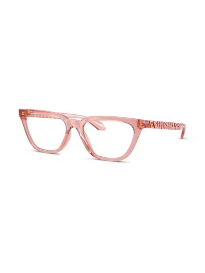 Versace Greca Glasses In Pink