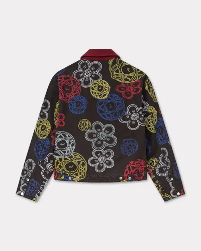 Kenzo Embroidered Jacket In Multi