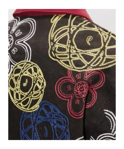 Kenzo Embroidered Jacket In Multi