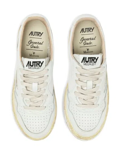 Autry X Mihara Yasuhiro Medalist Super Vintage Sneakers In White