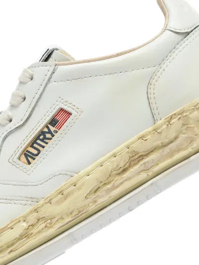 Autry X Mihara Yasuhiro Medalist Super Vintage Sneakers In White