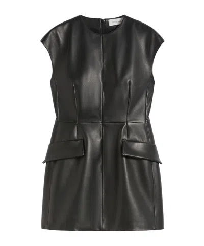 Sportmax Sleeveless Nappa Dress In Black