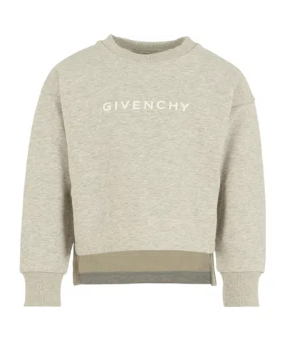 Givenchy Logo Sweatshirt In Gray