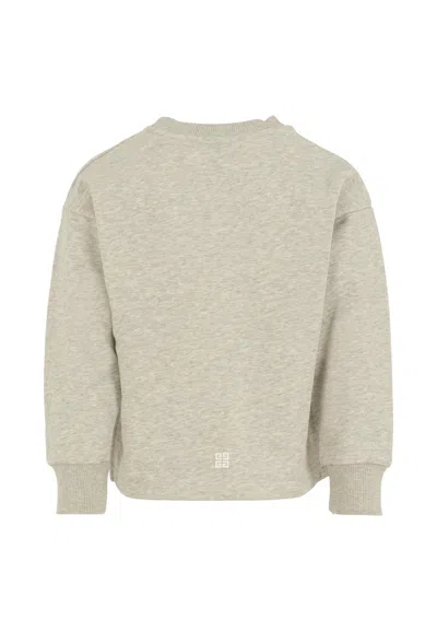 Givenchy Logo Sweatshirt In Gray