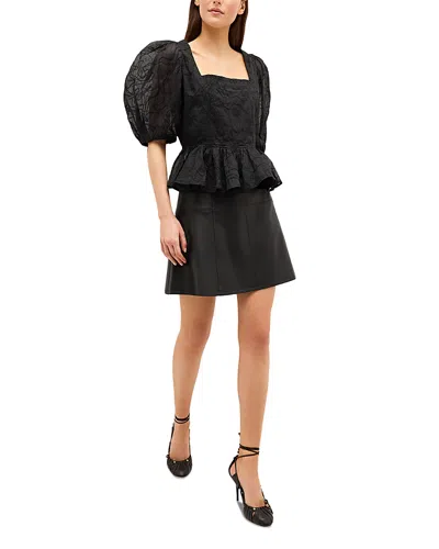 Marie Oliver Crawford Panelled Skirt In Black