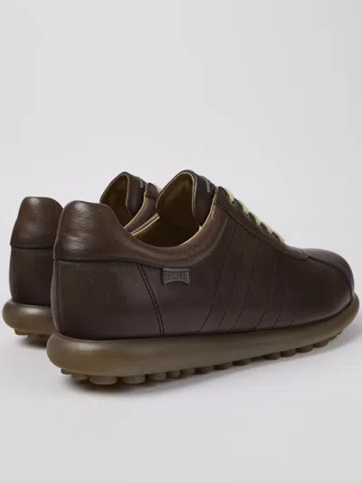 Camper Furtas Shoes In Leather In Burgundy