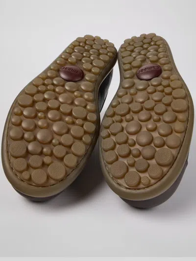 Camper Furtas Shoes In Leather In Burgundy