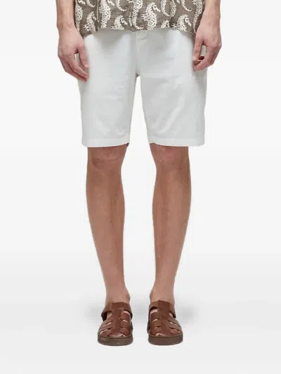 Osklen Basic Linen Shorts In White