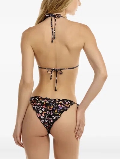 Agua Bendita Lolita Ambar Handmade Bikini Top In Multi