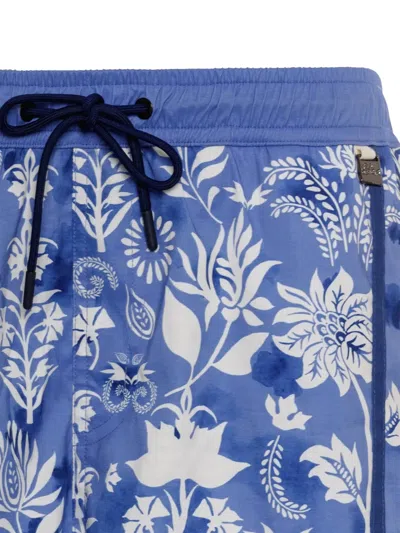 Agua Bendita Batik Fredie Trunks Multicolor In Blue