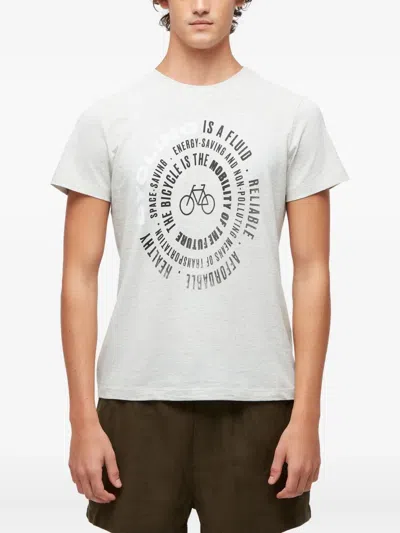 Osklen Cycling Graphic Tee In Gray