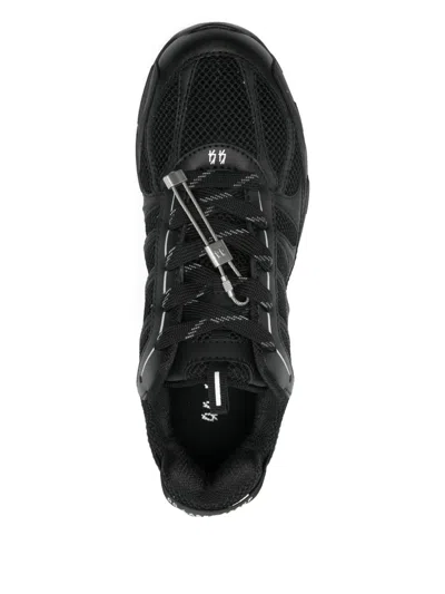 44 Label Group Panelled Sneakers In Black