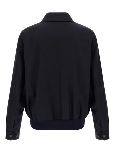 Baracuta G18 Melton Blu Jacket In Blue