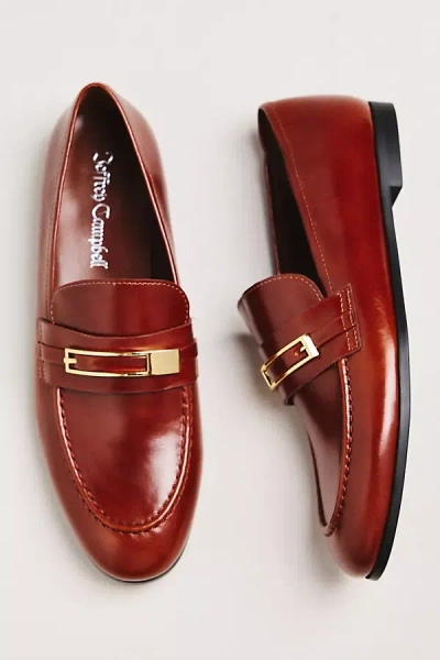 Jeffrey Campbell Hardware Loafers In Brown