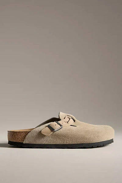 Birkenstock Round Head Logo Muller Shoes In Neutral