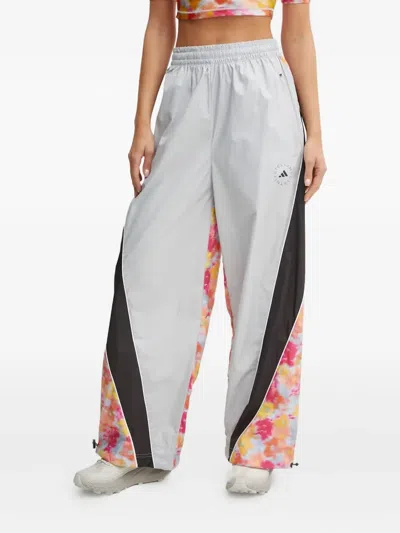 Adidas By Stella Mccartney Printed Track Pants In Gray
