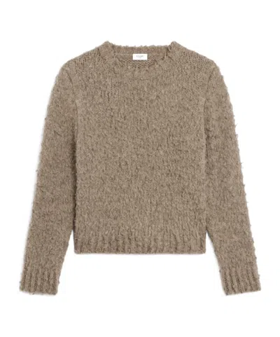 Celine Crewneck Sweater In Yak Wool In Multi