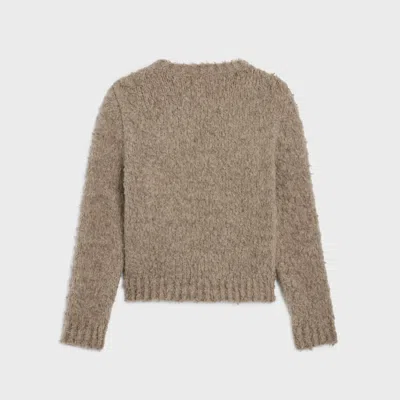 Celine Crewneck Sweater In Yak Wool In Multi