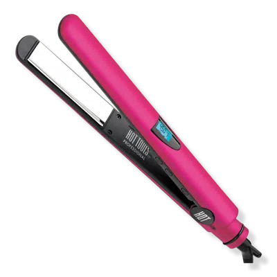 Hot Tools Professional 1" Titanium Digital Flat Iron, Red - Fabulous Fuchsia In Pink