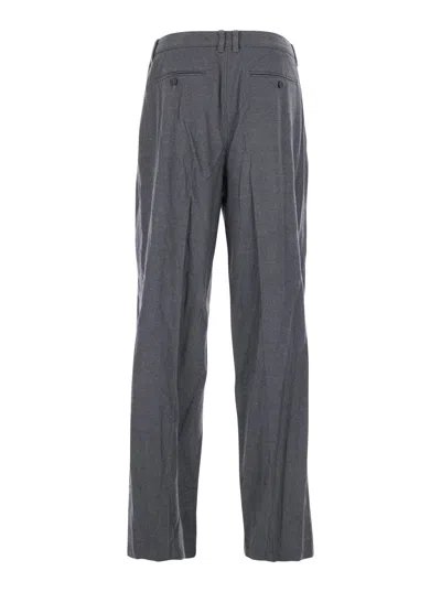 Dunst Pleated-front Trousers In Gray