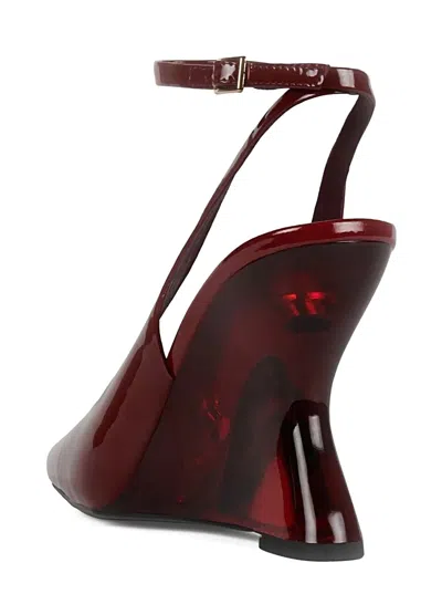 Jeffrey Campbell 95mm Ankle-strap Square-toe Wedge Sandals In Multi