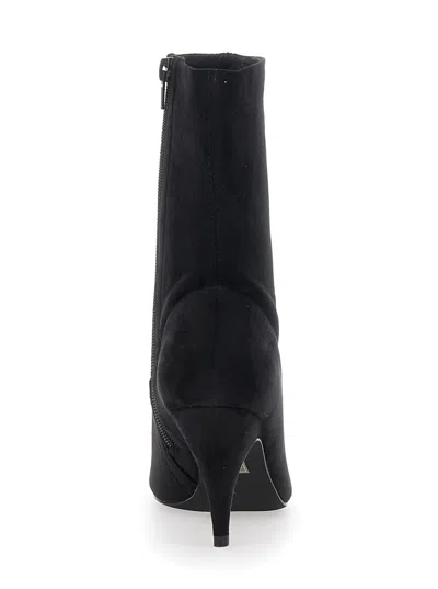 Jeffrey Campbell Pointed-toe Suede Boots In Black