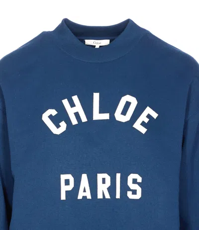 Chloé Polo Ralph Lauren Ss Short Sleeve Pullover In Blue