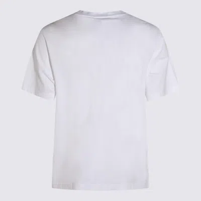 Maison Kitsuné Maison Kitsune Fox Head Patch T Shirt White In White