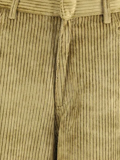 Petar Petrov Gold Cotton Casual Pants