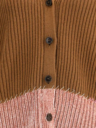 Marni Cardigan With "color Block" Pattern