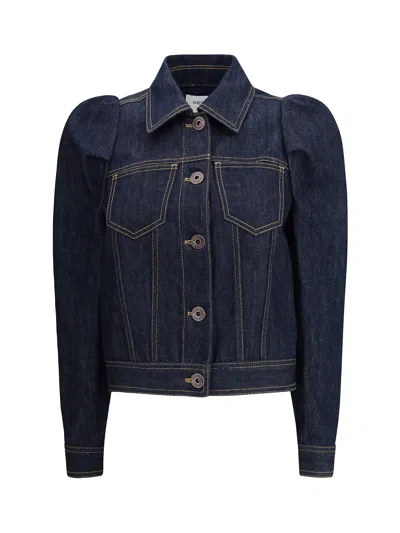 Alexander Mcqueen Stylish Jackets With Unique Design Features In Blue
