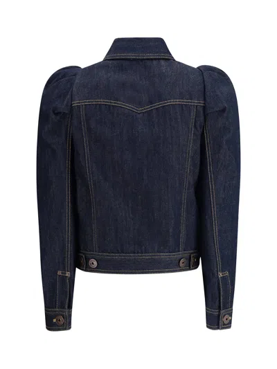 Alexander Mcqueen Stylish Jackets With Unique Design Features In Blue