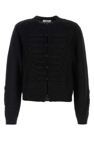 Alexander Mcqueen Viscose Blend Cardigan Featuring Button Detailing In Black