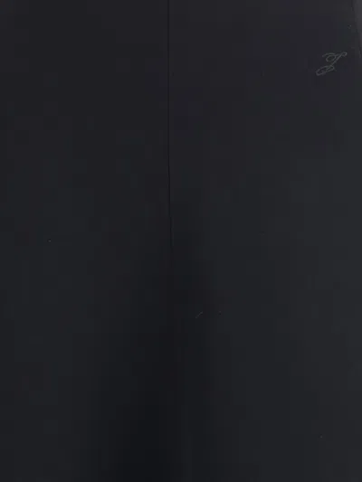 Jacquemus Triangle Midi Skirt Flared Hem In Black