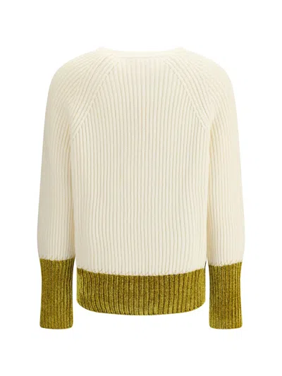 Marni Multicolor Fleece Wool Sweatshirt In Neutral