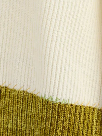 Marni Multicolor Fleece Wool Sweatshirt In Neutral