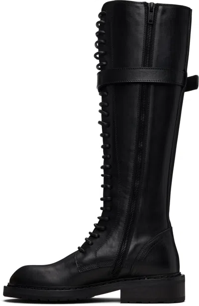 Ann Demeulemeester Women Danny 24 Hole Lace Up Boots In Black