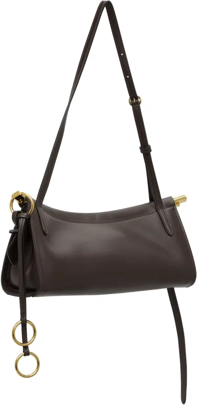 Alaïa Brown 'le Click' East West Small Bag In Brown