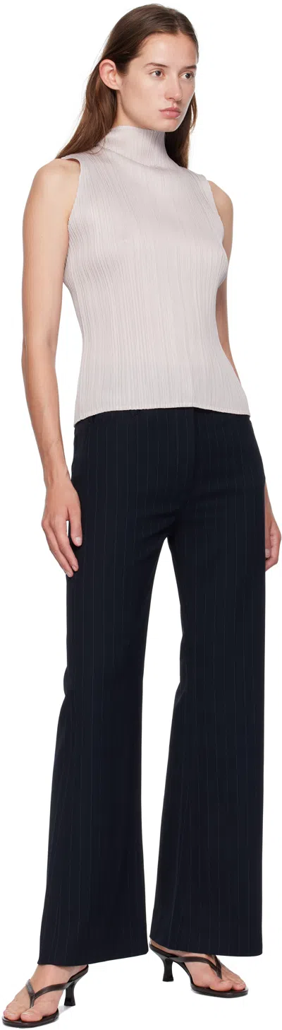 Issey Miyake Beige New Colorful Basics 4 Top In Animal Print