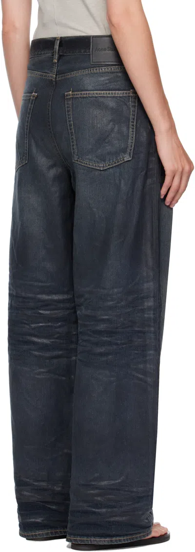Acne Studios Black Loose Fit 1981 Jeans In Black