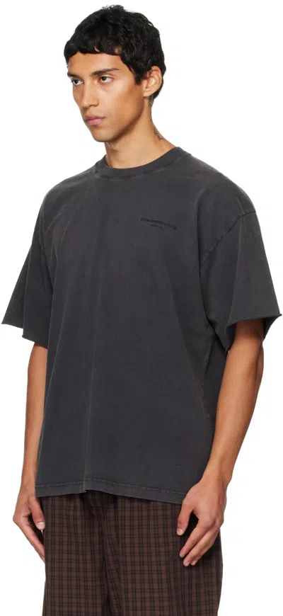 Alexander Wang Short-sleeve T-shirt In Gray