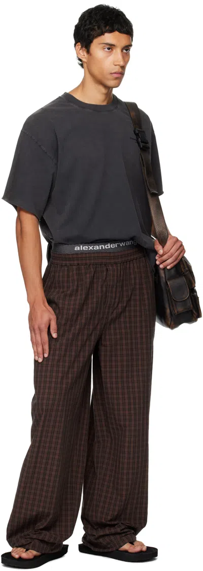 Alexander Wang Short-sleeve T-shirt In Gray