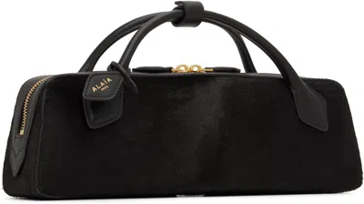 Alaïa Womens Noir Le Teckel Small Leather Shoulder Bag In Brown