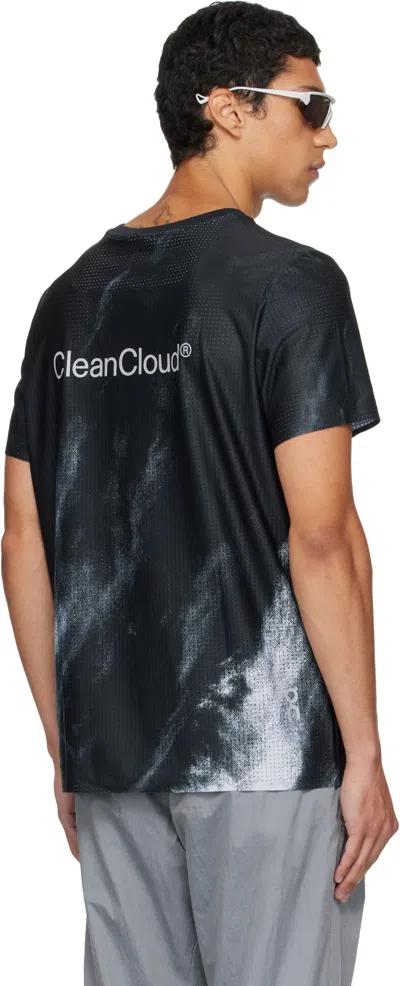 On Black Pace Mesh T-shirt In Black