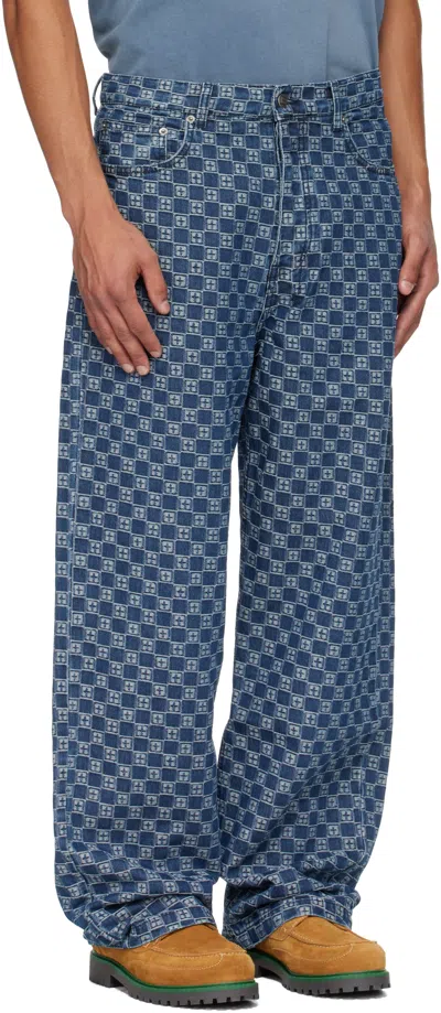 Ksubi Maxx Klassik Baggy Jeans In Blue